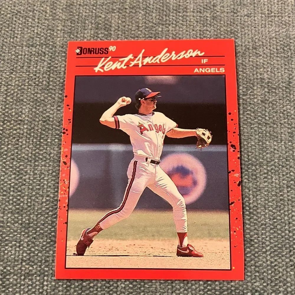 1990 Donruss Anaheim Angels Baseball Card Trading Card